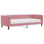 Sofá cama con colchón terciopelo rosa 90x200 cm de vidaXL, Camas y somieres - Ref: Foro24-3196670, Precio: 313,81 €, Descuent...