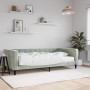 Sofá cama con colchón terciopelo gris claro 100x200 cm de vidaXL, Camas y somieres - Ref: Foro24-3196674, Precio: 345,60 €, D...