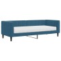 Sofá cama con colchón terciopelo azul 80x200 cm de vidaXL, Camas y somieres - Ref: Foro24-3196659, Precio: 315,97 €, Descuent...