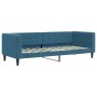 Sofá cama con colchón terciopelo azul 80x200 cm de vidaXL, Camas y somieres - Ref: Foro24-3196659, Precio: 315,97 €, Descuent...
