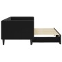 Sofá cama nido terciopelo negro 80x200 cm de vidaXL, Camas y somieres - Ref: Foro24-3196688, Precio: 247,14 €, Descuento: %