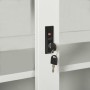 Armario con puerta corredera gris claro acero 90x40x90 cm de vidaXL, Taquillas y armarios de almacenamiento - Ref: Foro24-335...