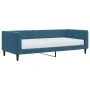 Sofá cama con colchón terciopelo azul 90x200 cm de vidaXL, Camas y somieres - Ref: Foro24-3196666, Precio: 331,46 €, Descuent...