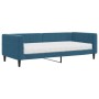 Sofá cama con colchón terciopelo azul 90x200 cm de vidaXL, Camas y somieres - Ref: Foro24-3196666, Precio: 315,19 €, Descuent...