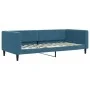 Sofá cama con colchón terciopelo azul 90x200 cm de vidaXL, Camas y somieres - Ref: Foro24-3196666, Precio: 331,46 €, Descuent...