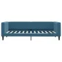Sofá cama con colchón terciopelo azul 90x200 cm de vidaXL, Camas y somieres - Ref: Foro24-3196666, Precio: 331,46 €, Descuent...