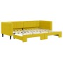 Sofá cama nido terciopelo amarillo 80x200 cm de vidaXL, Camas y somieres - Ref: Foro24-3196689, Precio: 238,71 €, Descuento: %