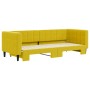 Sofá cama nido terciopelo amarillo 80x200 cm de vidaXL, Camas y somieres - Ref: Foro24-3196689, Precio: 238,71 €, Descuento: %