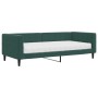 Sofá cama con colchón terciopelo verde oscuro 90x200 cm de vidaXL, Camas y somieres - Ref: Foro24-3196669, Precio: 314,09 €, ...
