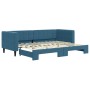 Sofá cama nido terciopelo azul 80x200 cm de vidaXL, Camas y somieres - Ref: Foro24-3196683, Precio: 247,15 €, Descuento: %