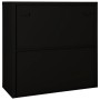 Armario con puerta corredera acero negro 90x40x90 cm de vidaXL, Taquillas y armarios de almacenamiento - Ref: Foro24-335956, ...