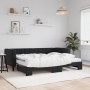 Sofá cama nido con colchón terciopelo negro 80x200 cm de vidaXL, Camas y somieres - Ref: Foro24-3196712, Precio: 437,92 €, De...