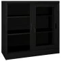 Armario con puerta corredera acero negro 90x40x90 cm de vidaXL, Taquillas y armarios de almacenamiento - Ref: Foro24-335956, ...