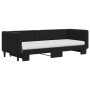 Sofá cama nido con colchón terciopelo negro 80x200 cm de vidaXL, Camas y somieres - Ref: Foro24-3196712, Precio: 437,92 €, De...