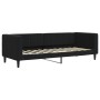 Sofá cama nido con colchón terciopelo negro 80x200 cm de vidaXL, Camas y somieres - Ref: Foro24-3196712, Precio: 437,92 €, De...