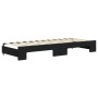 Sofá cama nido con colchón terciopelo negro 80x200 cm de vidaXL, Camas y somieres - Ref: Foro24-3196712, Precio: 437,92 €, De...