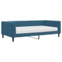 Sofá cama con colchón terciopelo azul 100x200 cm de vidaXL, Camas y somieres - Ref: Foro24-3196673, Precio: 341,72 €, Descuen...