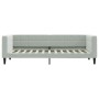 Sofá cama con colchón terciopelo gris claro 80x200 cm de vidaXL, Camas y somieres - Ref: Foro24-3196660, Precio: 336,84 €, De...