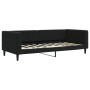 Sofá cama con colchón terciopelo negro 90x190 cm de vidaXL, Camas y somieres - Ref: Foro24-3196682, Precio: 320,18 €, Descuen...