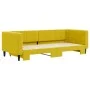 Sofá cama nido terciopelo amarillo 90x200 cm de vidaXL, Camas y somieres - Ref: Foro24-3196696, Precio: 249,79 €, Descuento: %