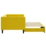 Sofá cama nido terciopelo amarillo 90x200 cm de vidaXL, Camas y somieres - Ref: Foro24-3196696, Precio: 249,79 €, Descuento: %