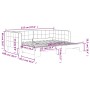 Sofá cama nido terciopelo amarillo 90x200 cm de vidaXL, Camas y somieres - Ref: Foro24-3196696, Precio: 273,25 €, Descuento: %