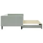 Sofá cama nido terciopelo gris claro 100x200 cm de vidaXL, Camas y somieres - Ref: Foro24-3196698, Precio: 264,19 €, Descuent...