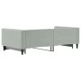Sofá cama nido terciopelo gris claro 100x200 cm de vidaXL, Camas y somieres - Ref: Foro24-3196698, Precio: 264,19 €, Descuent...