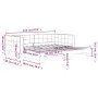 Sofá cama nido terciopelo gris claro 100x200 cm de vidaXL, Camas y somieres - Ref: Foro24-3196698, Precio: 264,19 €, Descuent...