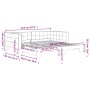 Sofá cama nido terciopelo gris claro 100x200 cm de vidaXL, Camas y somieres - Ref: Foro24-3196698, Precio: 267,51 €, Descuent...