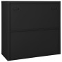 Armario con puerta corredera acero antracita 90x40x90 cm de vidaXL, Taquillas y armarios de almacenamiento - Ref: Foro24-3359...
