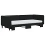 Sofá cama nido con colchón terciopelo negro 90x200 cm de vidaXL, Camas y somieres - Ref: Foro24-3196719, Precio: 444,14 €, De...