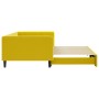 Sofá cama nido terciopelo amarillo 100x200 cm de vidaXL, Camas y somieres - Ref: Foro24-3196703, Precio: 254,64 €, Descuento: %
