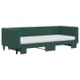 Sofá cama nido con colchón terciopelo verde oscuro 90x200 cm de vidaXL, Camas y somieres - Ref: Foro24-3196717, Precio: 441,0...