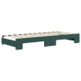 Sofá cama nido con colchón terciopelo verde oscuro 90x200 cm de vidaXL, Camas y somieres - Ref: Foro24-3196717, Precio: 441,0...