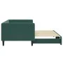 Sofá cama nido terciopelo verde oscuro 90x200 cm de vidaXL, Camas y somieres - Ref: Foro24-3196693, Precio: 250,19 €, Descuen...