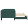 Sofá cama nido terciopelo verde oscuro 90x200 cm de vidaXL, Camas y somieres - Ref: Foro24-3196693, Precio: 252,84 €, Descuen...