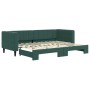 Sofá cama nido terciopelo verde oscuro 80x200 cm de vidaXL, Camas y somieres - Ref: Foro24-3196686, Precio: 246,44 €, Descuen...