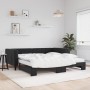 Sofá cama nido con colchón terciopelo negro 100x200 cm de vidaXL, Camas y somieres - Ref: Foro24-3196726, Precio: 436,70 €, D...