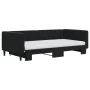 Sofá cama nido con colchón terciopelo negro 100x200 cm de vidaXL, Camas y somieres - Ref: Foro24-3196726, Precio: 428,27 €, D...