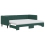 Sofá cama nido con colchón terciopelo verde oscuro 80x200 cm de vidaXL, Camas y somieres - Ref: Foro24-3196710, Precio: 439,2...