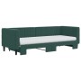 Sofá cama nido con colchón terciopelo verde oscuro 80x200 cm de vidaXL, Camas y somieres - Ref: Foro24-3196710, Precio: 439,2...