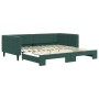 Sofá cama nido terciopelo verde oscuro 100x200 cm de vidaXL, Camas y somieres - Ref: Foro24-3196700, Precio: 259,44 €, Descue...