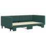 Sofá cama nido terciopelo verde oscuro 100x200 cm de vidaXL, Camas y somieres - Ref: Foro24-3196700, Precio: 259,44 €, Descue...