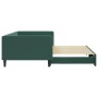 Sofá cama nido terciopelo verde oscuro 100x200 cm de vidaXL, Camas y somieres - Ref: Foro24-3196700, Precio: 259,44 €, Descue...
