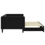 Sofá cama nido terciopelo negro 90x200 cm de vidaXL, Camas y somieres - Ref: Foro24-3196695, Precio: 250,78 €, Descuento: %