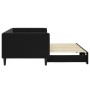 Sofá cama nido terciopelo negro 90x200 cm de vidaXL, Camas y somieres - Ref: Foro24-3196695, Precio: 238,19 €, Descuento: %