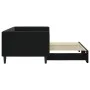 Sofá cama nido terciopelo negro 90x190 cm de vidaXL, Camas y somieres - Ref: Foro24-3196706, Precio: 258,95 €, Descuento: %