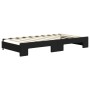 Sofá cama nido terciopelo negro 90x190 cm de vidaXL, Camas y somieres - Ref: Foro24-3196706, Precio: 261,89 €, Descuento: %
