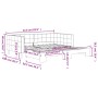 Sofá cama nido terciopelo negro 90x190 cm de vidaXL, Camas y somieres - Ref: Foro24-3196706, Precio: 261,89 €, Descuento: %